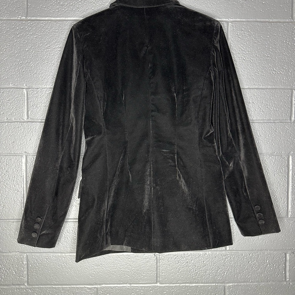 Steve Madden - Elegant Black Velvet Jacket - Picture 7 of 14